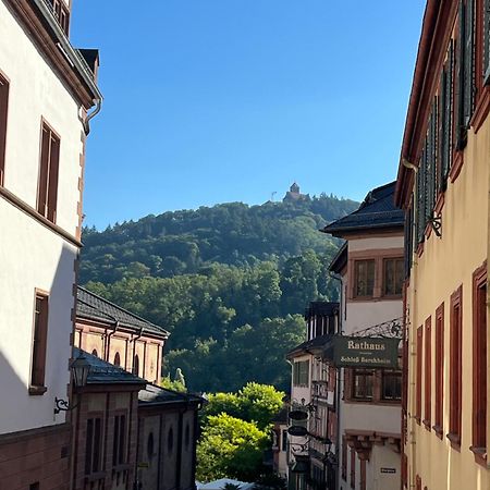 Ferienwohnung Burgenblilck Weinheim Exterior foto